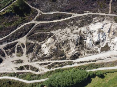 Bissoe ve birleşik Cornwall İngiltere arasındaki eski maden bölgesi. 