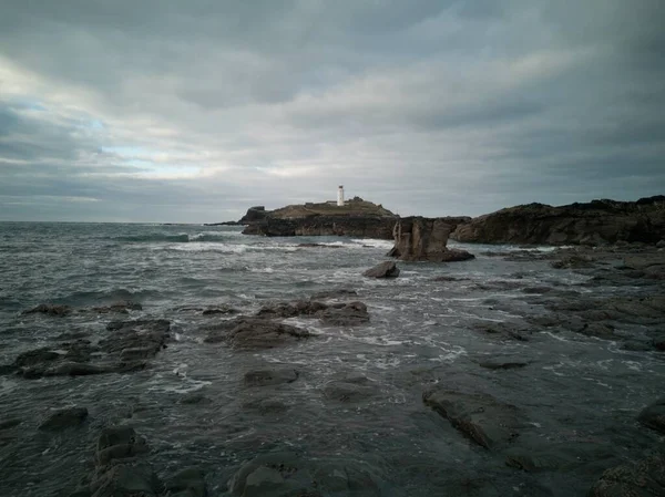 Godrevy Maják Cornwall England — Stock fotografie