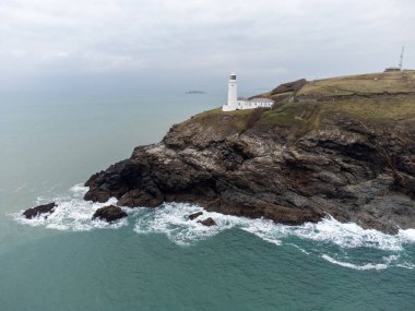 Trevose baş deniz feneri Cornwall İngiltere 