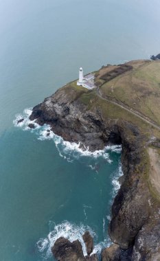 Trevose baş deniz feneri Cornwall İngiltere 