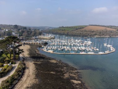 Mylor Harbour Cornwall İngiltere Hava Aracı