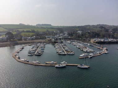 Mylor Harbour Cornwall İngiltere Hava Aracı