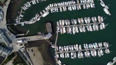Mylor Harbour Cornwall İngiltere Hava Aracı 