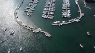 Mylor Harbour Cornwall İngiltere Hava Aracı 