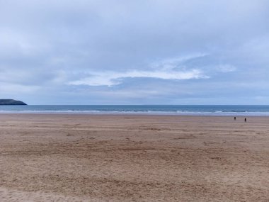 Woolacombe Sahili Havacılık Devon İngiltere 