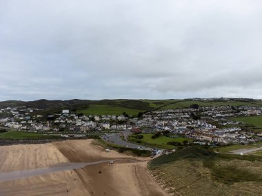 Woolacombe Sahili Havacılık Devon İngiltere 