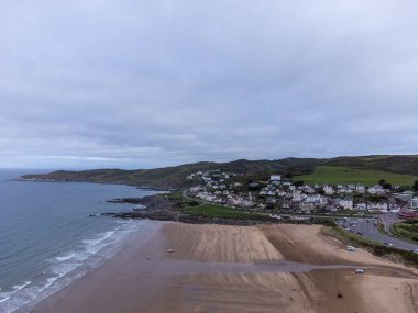 Woolacombe Sahili Havacılık Devon İngiltere 