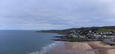 Woolacombe Sahili Havacılık Devon İngiltere 