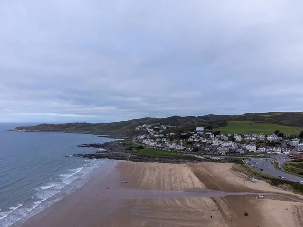 Woolacombe Sahili Havacılık Devon İngiltere 