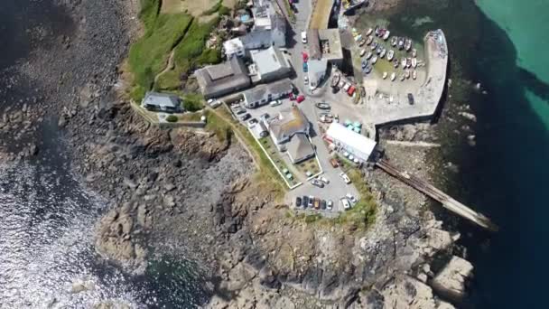 Coverack Air Cornwall England Aerial Drone — Video