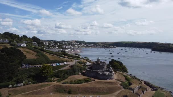 Ngiltere Nin Cornwall Şehrinden Mawes — Stok video