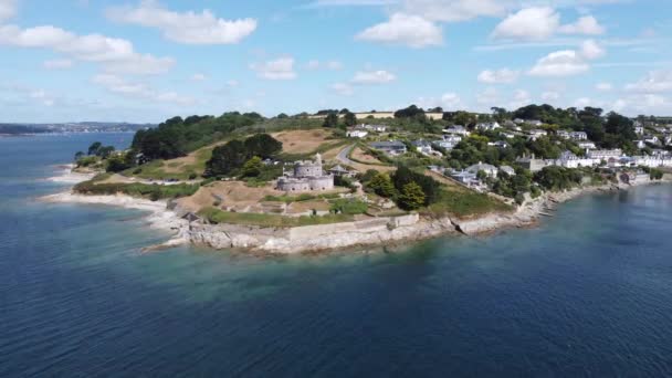 Ngiltere Nin Cornwall Şehrinden Mawes — Stok video