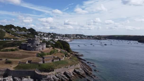 Ngiltere Nin Cornwall Şehrinden Mawes — Stok video