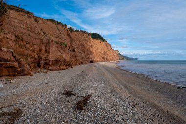 Sidmouth çakıl taşı plajı Devon İngiltere İngiltere 