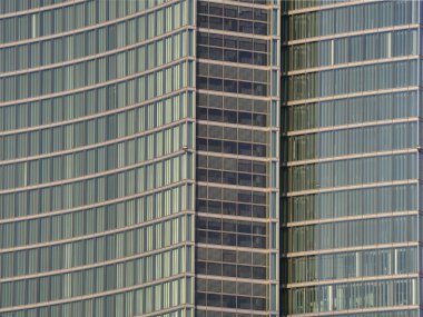  Milano, Lombardy, İtalya 'nın Porta nuova bölgesindeki yeni modern binanın ayrıntıları