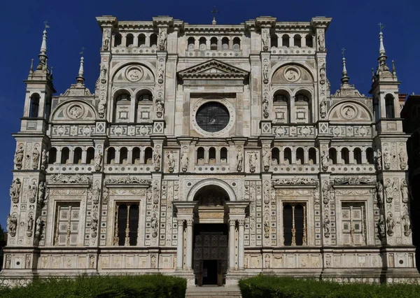 Certosa Pavia Lombardia Itália Fachada Architecture Lombardia Itália — Fotografia de Stock