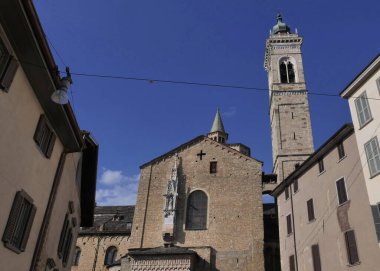  Santa Maria Maggiore Bazilikası, Bergamo, Lombardy, İtalya.