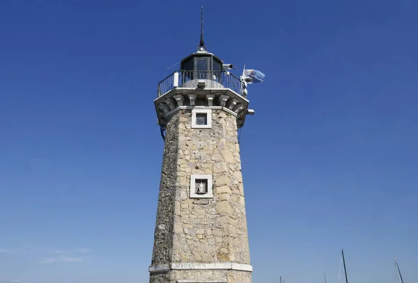 Lighthouse Desenzano Garda Lake Veneto Italy — ストック写真