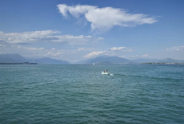 View Garda Lake Desenzano Lombardy Italy — Stock Fotó