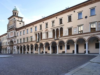  Town hall in Dome square in Crema, Cremona province, Lombardy, Italy