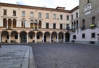  Town hall in Dome square in Crema, Cremona province, Lombardy, Italy