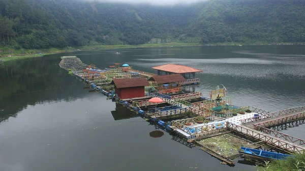 Menjer Lake Tourism Object Wonosobo Regency Central Java Indonesia Beautiful — Fotografia de Stock