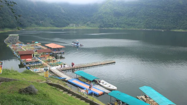 Menjer Lake Tourism Object Wonosobo Regency Central Java Indonesia Beautiful — Fotografia de Stock