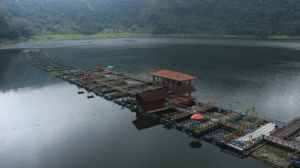 Menjer Lake Tourism Object Wonosobo Regency Central Java Indonesia Beautiful — 图库照片