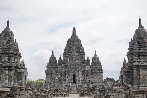 Exotismo Del Turismo Histórico Del Edificio Del Templo Sewu Java —  Fotos de Stock