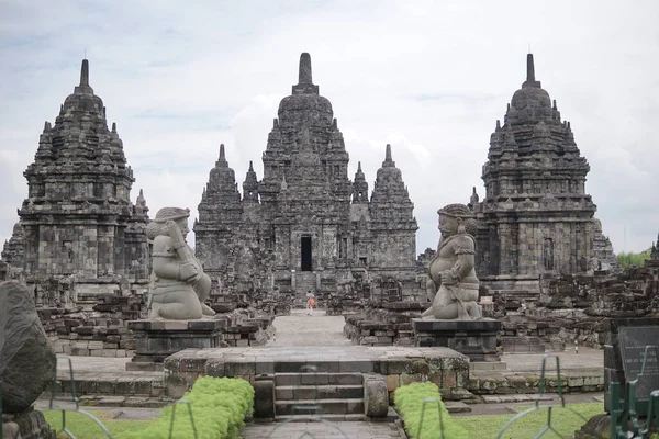 Exotiek Van Historisch Toerisme Van Sewu Tempel Gebouw Centraal Java — Stockfoto
