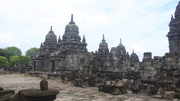 Exotismo Del Turismo Histórico Del Edificio Del Templo Sewu Java —  Fotos de Stock