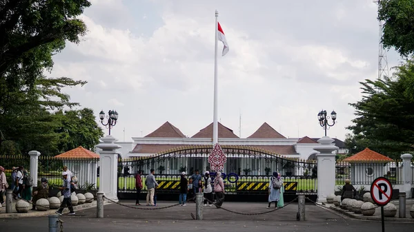 Otoritas Istana Kepresidenan Republik Indonesia Yogyakarta Kompleks Ini Dibangun Atas — Stok Foto