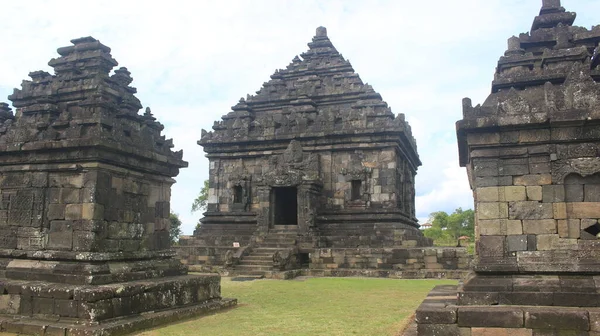 Ijo Templom Építészeti Egzotikuma Yogyakartában Ijo Templom Yogyakarta Legmagasabb Temploma — Stock Fotó