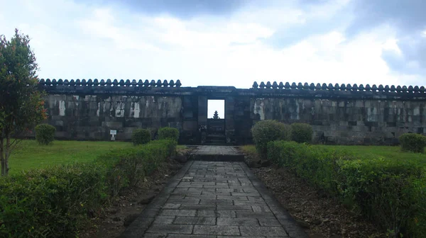 Wisata Eksotis Situs Web Istana Ratu Boko Yang Diduga Telah — Stok Foto