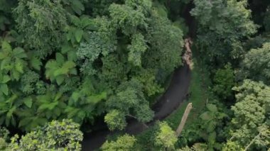 This romantic drone video of mountainous fog, mist and mountains in Indonesia has a beautiful view