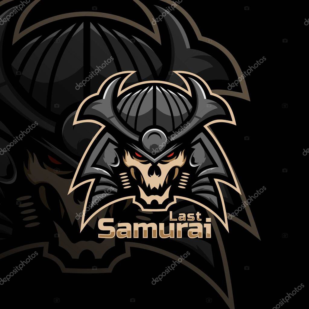 Samurai Mascot Logo Esport Logo Team stock images