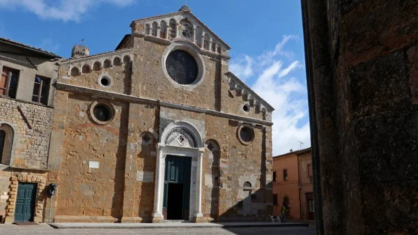 Duomo Cathédrale Santa Maria Assunta Dans Ancienne Ville Volterra Toscane — Photo
