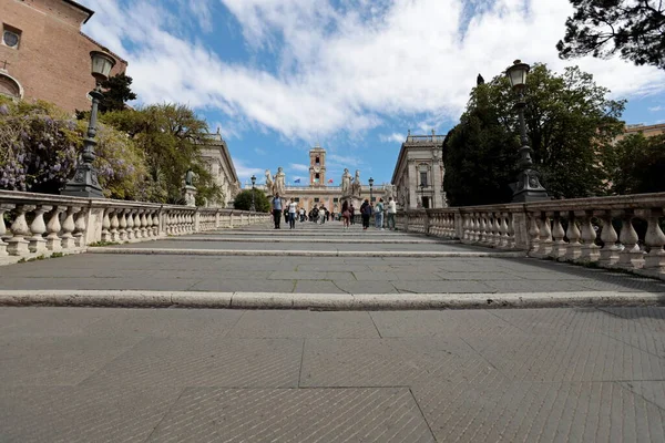Rome Italy April 2022 Stairway Leading Piazza Del Campidoglio Rome — ストック写真