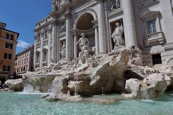 Magnificent Trevi Fountain Historic City Center Rome Italy — 스톡 사진