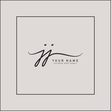 İlk Harf JJ logosu - El yazısı İmza Logosu