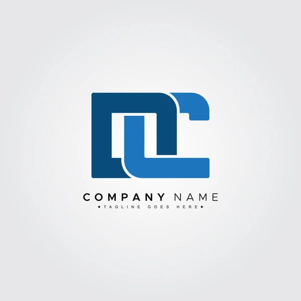 Initial Letter Logo Minimal Business Logo Für Alphabet Und — Stockvektor