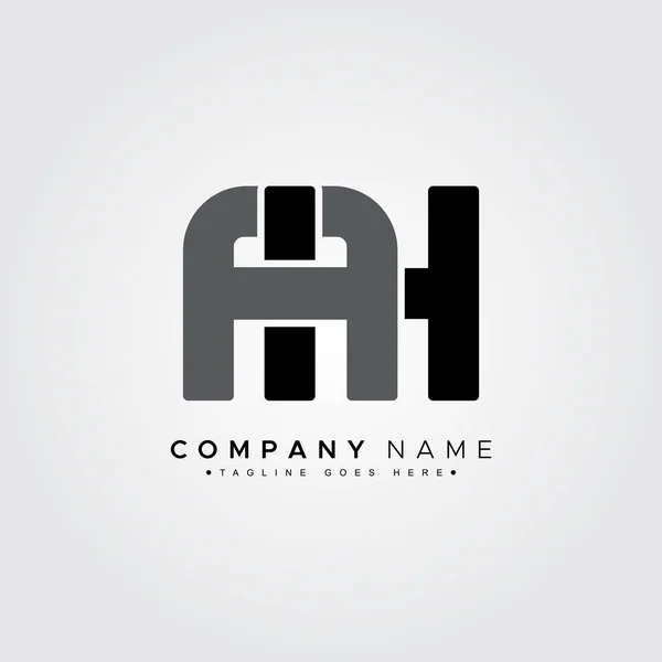 Initiële Brief Logo Minimal Business Logo — Stockvector