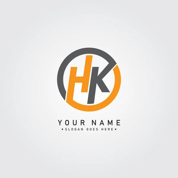 Αρχική Επιστολή Logo Απλό Λογότυπο Επιχειρήσεων — Διανυσματικό Αρχείο