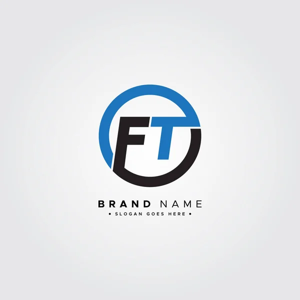 Letra Inicial Logo Logotipo Negocio Simple Para Alfabeto — Vector de stock