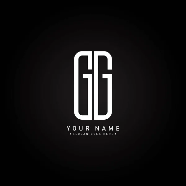 首字母Gg标志 简单字母标志 — 图库矢量图片