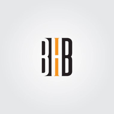 İlk Harf BHB Logosu - Alfabe H ve B için Asgari İş Logosu