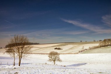 Limburg 'da Eys yakınlarında kar yağışı vardı.