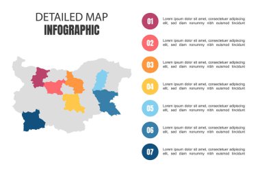 Bulgaristan 'ın Modern Detaylı Harita Bilgileri
