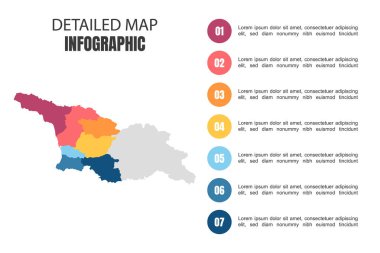 Gürcistan 'ın Modern Detaylı Harita Bilgileri