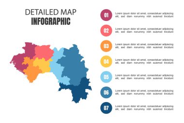 Gine 'nin Modern Detaylı Harita Bilgileri